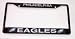 Philadelphia Eagles License Plate Frame Chrome Black