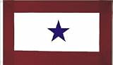 Blue Star Service Flag - 1 Star NYLON 3 ft x 5 ft
