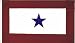Blue Star Service Flag - 1 Star NYLON 3 ft x 5 ft