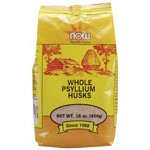 NOW Foods Psyllium Husks Whole, 16 Ounce