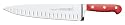 Mundial 5100 Series Red 10-inch Chef's Knife with Hollow Edge