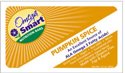 Omega Smart Organic Nutrition Bar Pumpkin Spice, 2.2 oz, Excellent Source of ALA Omega 3 Fatty Acids!