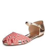 Diamanté Bow Cage Panel Sandal