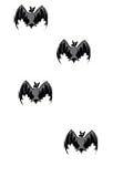 Crocs Shoe Charms Black Bat