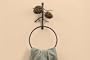 PINECONE bath TOWEL ring HOLDER bathroom Lodge Metal NU