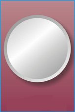 30" Round Frameless Mirror