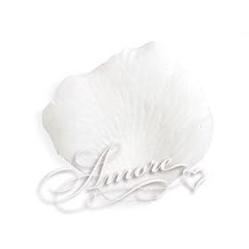 1000 Wedding Silk Rose Petals Snow White