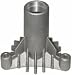 128774 Craftsman, AYP, Poulan Blank Spindle Housing replacement for 130794 Spindle Assy, Fits 42" and 38" Decks with three mounting holes.