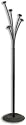 Alba Festival Hat and Coat Stand Tubular Steel with Umbrella Holder and 5 Pegs Black Ref PMFESTY N