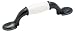 Amerock Royal Family 3 Pull Black Nickel With Ceramic White Insert