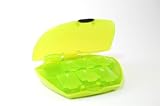 Med Sun Green 7 Day Pill Organizer with Protective Lid
