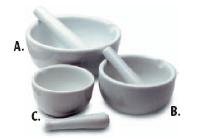 White Porcelain Mortar & Pestle - 2.5 Inch