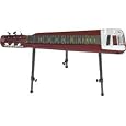 Rogue EA-3 Lap Steel Guitar with Stand and Gig Bag (Metallic Black)