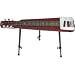Rogue EA-3 Lap Steel Guitar with Stand and Gig Bag, Metallic Black