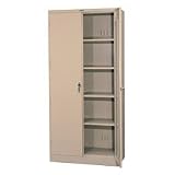 Deluxe Steel Storage Cabinet, 36w x 24d x 78h, Light Gray (TNN7824LGY) Category: Storage Cabinets