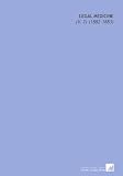 Legal Medicine: (V. 2) (1882-1883)