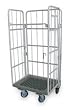 Industrial Grade 2PLF6 Stock Cart, Nesting, W 33 1/2 In