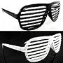 NEW 2 KANYE STRONGER SHUTTER SHADES HIP HOP SUNGLASSES BLACK AND WHITE
