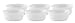 HIC Porcelain 2-Ounce Oval Ramekin, Set of Six, 3-1/2-by-2-1/2-Inch