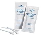 MEDLINE INDUSTRIES MDS090600 Lemon Glycerin Swabsticks - Swabsticks - 1 Case