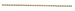 14k 2.5mm Diamond-cut Rope with LobSter Clasp Chain - 8 in.