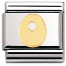 Nomination Composable Classic BUCHSTABEN Edelstahl und 18K-Gold (O) 030101 Preisvergleich