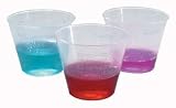 1 OZ PLASTIC MEDICINE CUP, 100/PACK