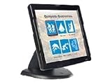 Planar PT1700MX-BK 17-Inch 5-Wire Resistive Touch Screen Analog LCD Monitor with Dual USB/Serial Controller with 5-90 degrees Tilt (Black)