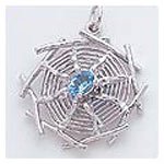 Spider Web Charm