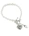 Anatoli Amethyst Heart Locket & Pearl Bracelet
