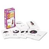 Spanish Alphabet Flash Cards, Photographic, 3 x 6, 94 Cards