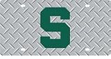 SD47900 Michigan State University S Acrylic License Plate