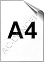 AC - 50 feuilles A4 auto-adhésive de papier blanc;pour toutes les imprimantes jet d'encre sont bien adaptés!