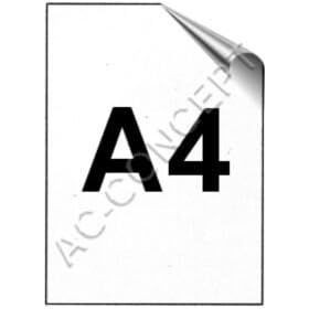 200 feuilles A4 papier adh�sif blanc;Utilis� pour toutes les imprimantes jet d'encre!