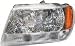 Left Driver Side Headlight Headlamp 99-04 Jeep Grand Cherokee Limited Model Models 99 00 01 02 03 04 1999 2000 2001 2002 2003 2004 Head Light Lamp Lights Lamps