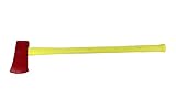 Nupla FP-6-28ECS Fire Flat Head Axe with Ergo Handle and CS Grip, 28 Handle Length