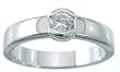 925 Sterling Silver Brilliant Cut Solitaire CZ Ring