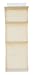 Kangaroom SWB01000IVKRSD Complete Closet 3-Shelf Hanging Storage System, Natural