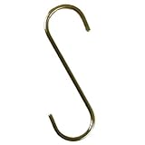 Enclume ESH-BP 'S' Hook, Set of 6, Brass
