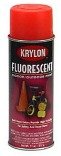 Krylon Fluorescent Paint, Red Glowing Orange