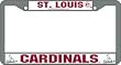 St. Louis Cardinals Chrome License Plate Frame