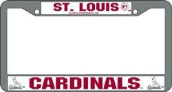 St. Louis Cardinals Chrome License Plate Frame