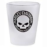 Harley-Davidson® Skull Shot Glasses. Set of four. 2 oz. shot glass with satin finish. 99299-06V