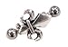 Fleur De Lis Steel Body Jewelry Barbell