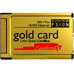 PSION Gold Card LAN Global Modem PCMCIA TypIICB 56 Kbps(ISDN GSM)LAN 100Mbps