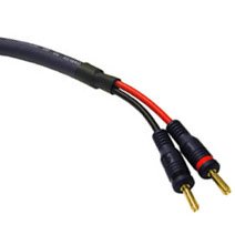 Impact Acoustics Velocity Speaker Interconnect - Speaker cable - 12 AWG - banana (M) - banana (M) - 15 ft - blue