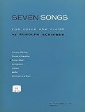 Rudolph Schirmer: Honey Shun (From Seven Songs For Voice And Piano)
