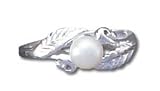 Solid Sterling Silver Pearl Rings