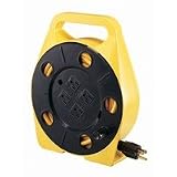 Power Zone 25Ft 4Outlet 16/3 Cord Reel PZ-755