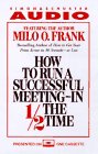 How to Run a Successful Meeting - In 1/2 the Time